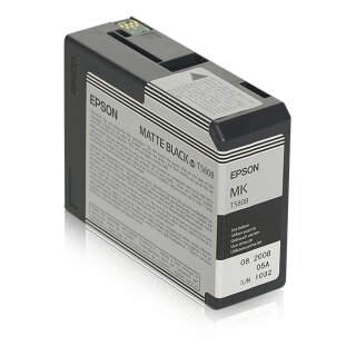Original Epson T5808 / C13T580800 Tintenpatrone schwarz matt