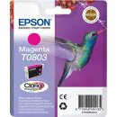 Original Epson T0803 / C13T08034011 Tintenpatrone magenta
