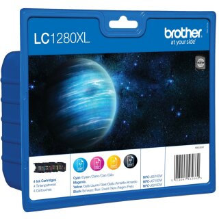 Original Brother LC1280XLVALBPDR Tintenpatrone MultiPack