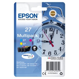 Original Epson 27 / C13T27054012 Tintenpatrone MultiPack