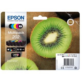 Original Epson 202 / C13T02E74010 Tintenpatrone MultiPack