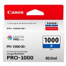 Original Canon PFI-1000 B / 0555C001 Tintenpatrone blau