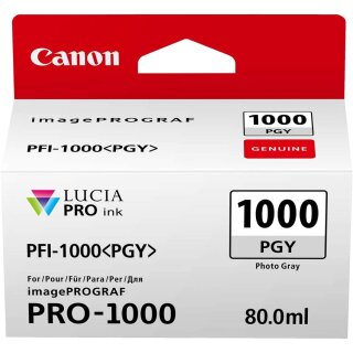 Original Canon PFI-1000 PGY / 0553C001 Tintenpatrone grau