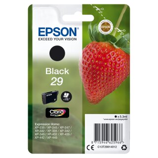 Original Epson 29 / C13T29814012 Tintenpatrone schwarz