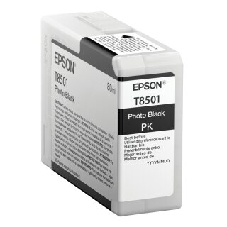 Original Epson T8501 / C13T850100 Tintenpatrone schwarz hell