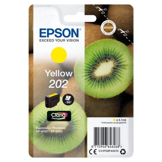 Original Epson 202 / C13T02F44010 Tintenpatrone gelb
