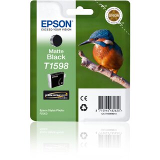 Original Epson T1598 / C13T15984010 Tintenpatrone schwarz matt