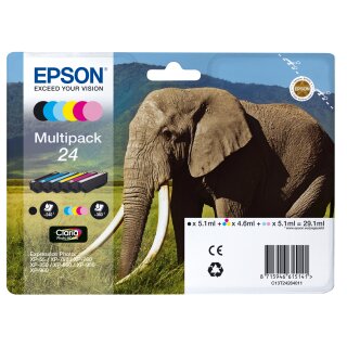 Original Epson 24 / C13T24284011 Tintenpatrone MultiPack