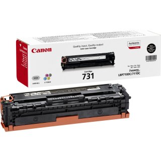 Original Canon 731BK / 6272B002 Toner schwarz