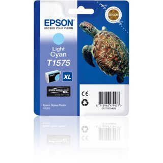 Original Epson T1575 / C13T15754010 Tintenpatrone cyan hell