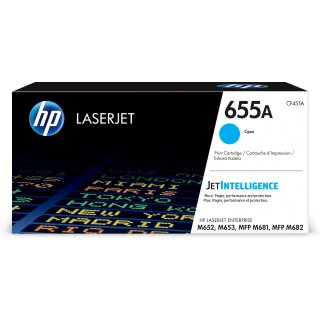 Original HP CF451A / 655A Toner cyan