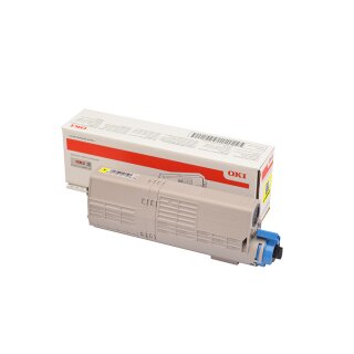 Original OKI 46490605 Toner gelb