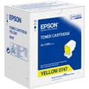 Original Epson 0747 / C13S050747 Toner gelb