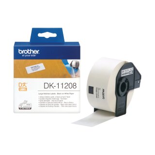 400 brother Etiketten DK11208 weiß