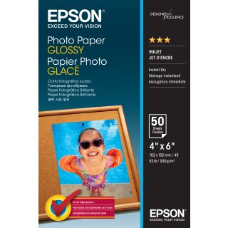 EPSON Fotopapier S042547 10,0 x 15,0 cm glänzend