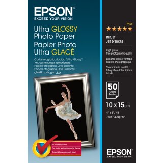 EPSON Fotopapier S041943 10,0 x 15,0 cm hochglänzend