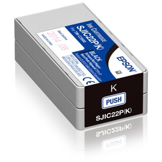 Original Epson SJIC22-P-(K) / C33S020601 Tintenpatrone schwarz