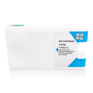 Alternativ zu Epson C13T79024010 / 79 XL Tinte Cyan