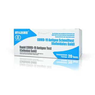 Hygisun 3in1 Schnelltest für Nasenabstrich, Rachenabstrich und Speichel