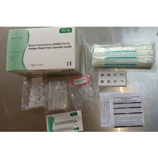 Realy Tech Novel Schnelltest Coronavirus (SARS-Cov-2), VE 25er Pack