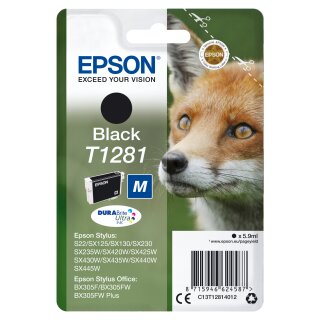 Original Epson Tinte T1281M Schwarz