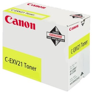 Original Canon C-EXV 21 / 0455B002 Toner gelb