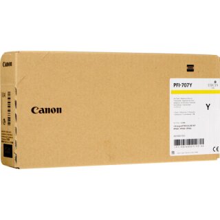 Original Canon PFI-707 Y / 9824B001 Tintenpatrone gelb