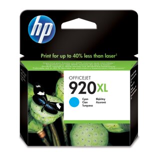 Original HP CD972AE / Nr. 920XL Tintenpatrone cyan