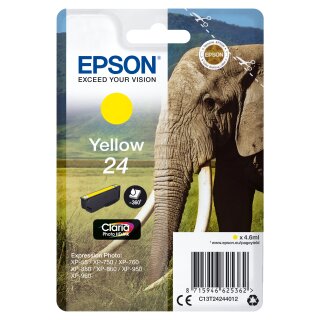 Original Epson 24 / C13T24244012 Tintenpatrone gelb