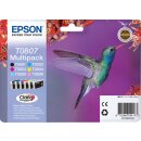 Original Epson T0807 / C13T08074011 Tintenpatrone MultiPack
