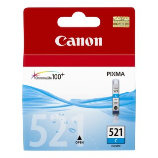 Original Canon CLI-521 C / 2934B001 Tintenpatrone cyan