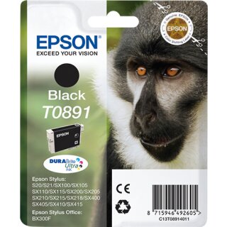 Original Epson T0891 / C13T08914011 Tintenpatrone schwarz