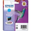 Original Epson T0802 / C13T08024011 Tintenpatrone cyan