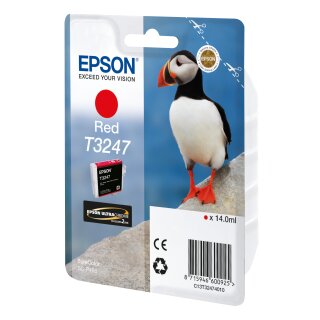 Original Epson T3247 / C13T32474010 Tintenpatrone rot