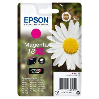 Original Epson 18XL / C13T18134012 Tintenpatrone magenta