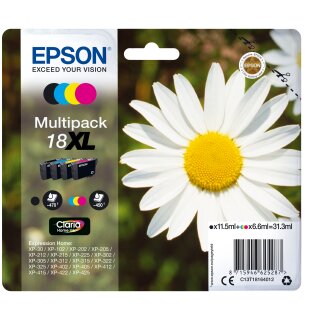Original Epson 18XL / C13T18164012 Tintenpatrone MultiPack